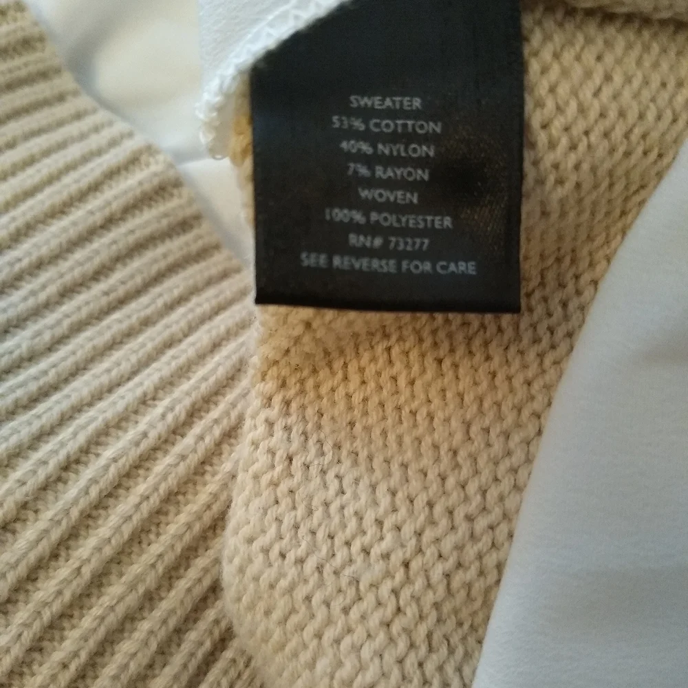 Vera Wang layered sweater. Medium